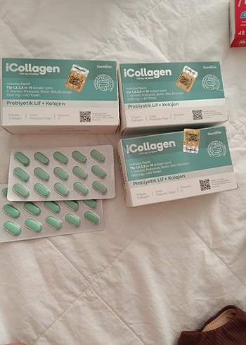 iCollagen Prebiyotik Lif ve Kolajen Tablet