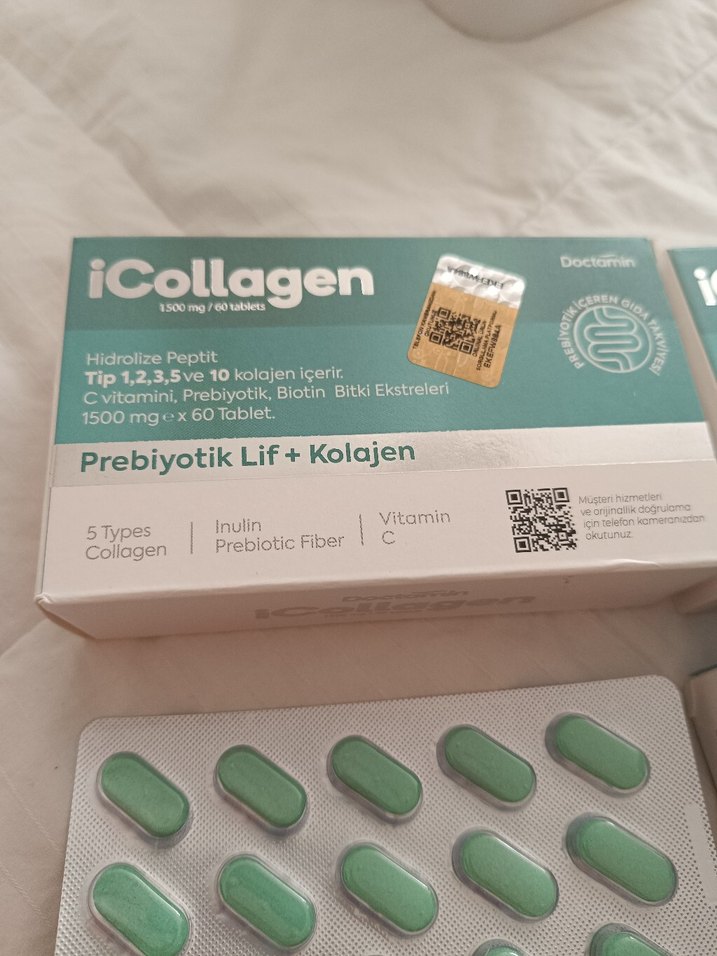 iCollagen Prebiyotik Lif ve Kolajen Tablet - Görsel 3