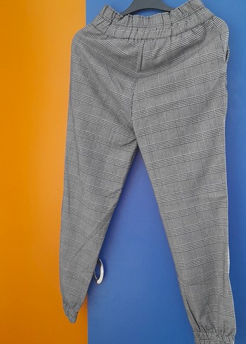 Gri Street Wear Kadın Kumaş Pantolon - Görsel 3