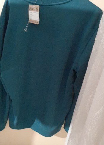 Puma Spor Yeşil Fermuarlı Sweatshirt - Görsel 4