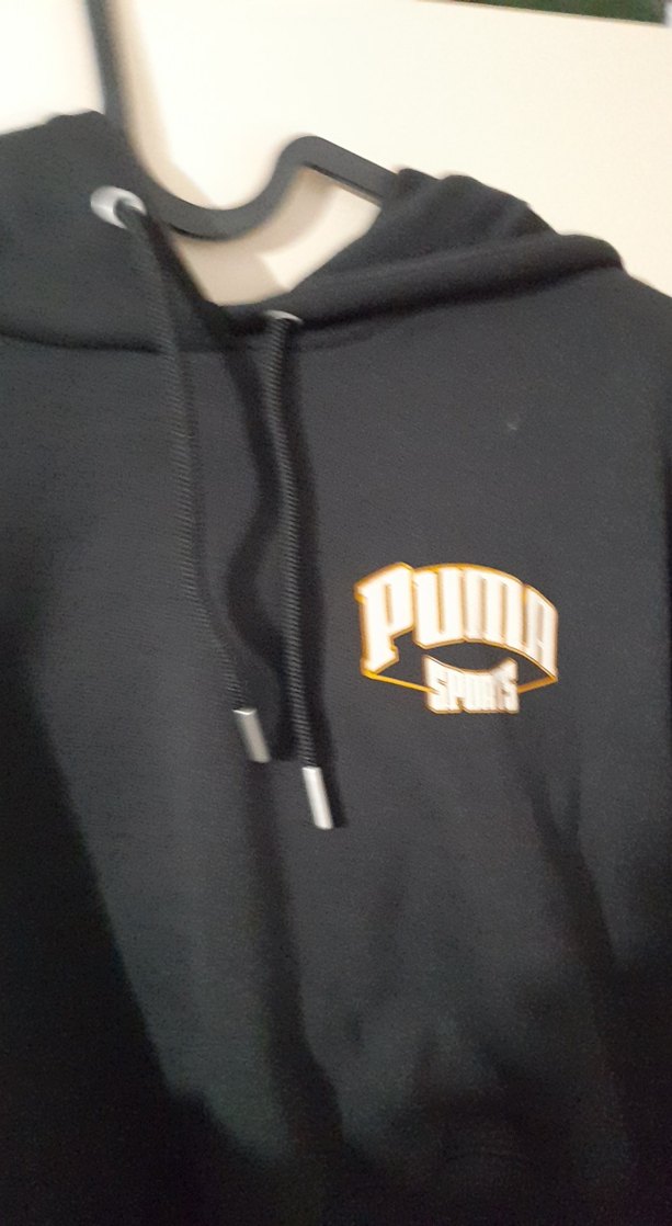 Siyah Puma Kapüşonlu Sweatshirt - Görsel 2