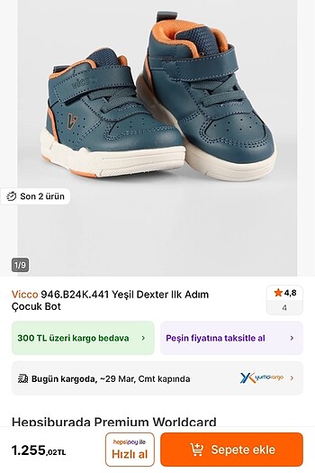 Vicco çocuk ayakkabı