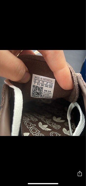 38,5 Beden kahverengi Renk Adidas spezial spor ayakkabı