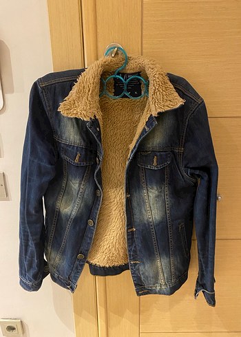Kürklü Denim Erkek Ceket - Görsel 4