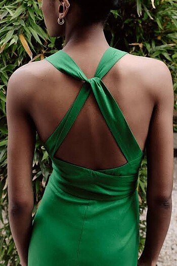 Zara Zara ZW collection keten elbise