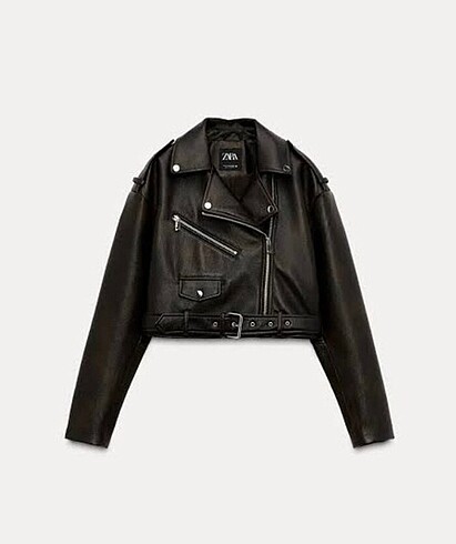 Zara Zara deri biker ceket