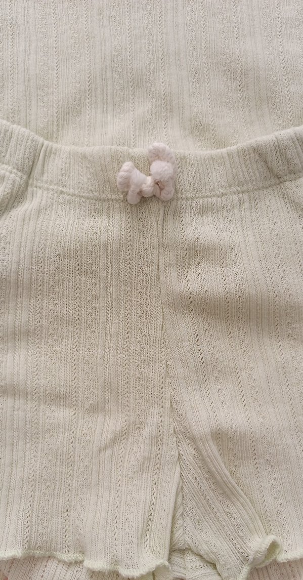 Fıstık yeşili, Örg Kısa Kollu Bebek  Takımı - Görsel 2