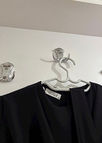 Siyah Tesettür Tunik  Bluz Gömlek - Görsel 4