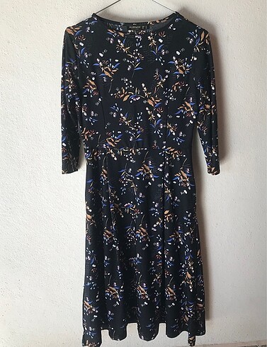 Midi boy yarım kol elbise - Görsel 6