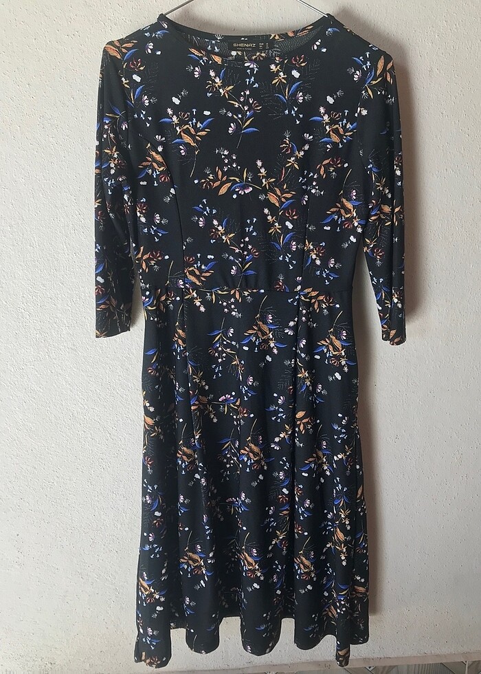 Midi boy yarım kol elbise - Görsel 4