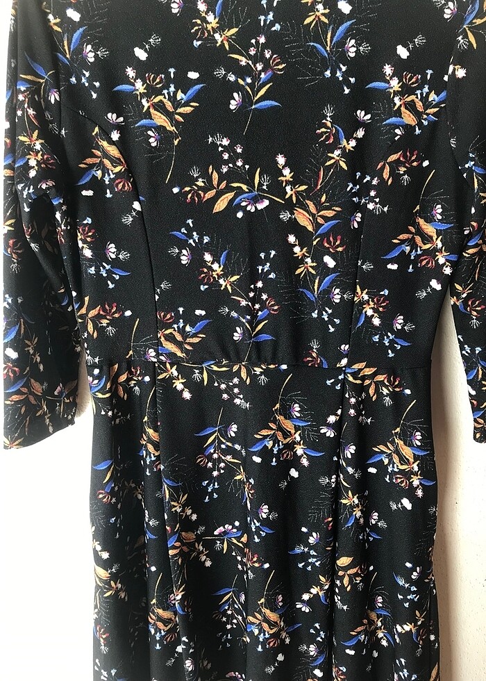 Midi boy yarım kol elbise - Görsel 2