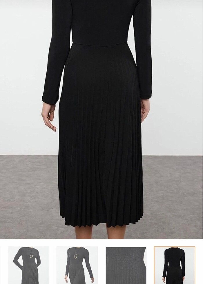 Kışlık triko elbise - Görsel 2