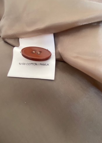 Diğer Mevra marka, kahverengi, balık sırtı desenli kaban