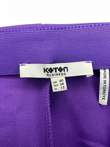 40 Beden mor Renk Koton Kumaş Pantolon %70 İndirimli.