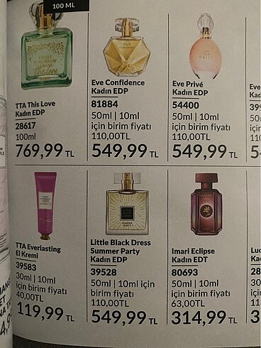 Beden Avon little black dres summer party 50 ml