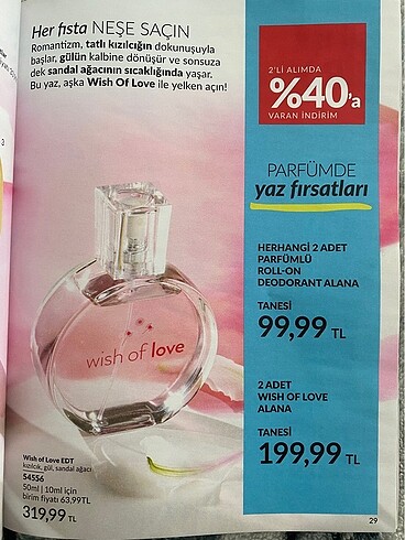 Avon wısh of love