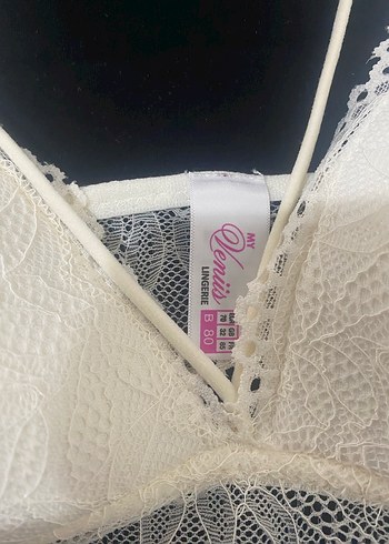 Beyaz Dantel Bohem Bralet - Görsel 4