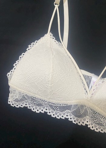 Beyaz Dantel Bohem Bralet - Görsel 2