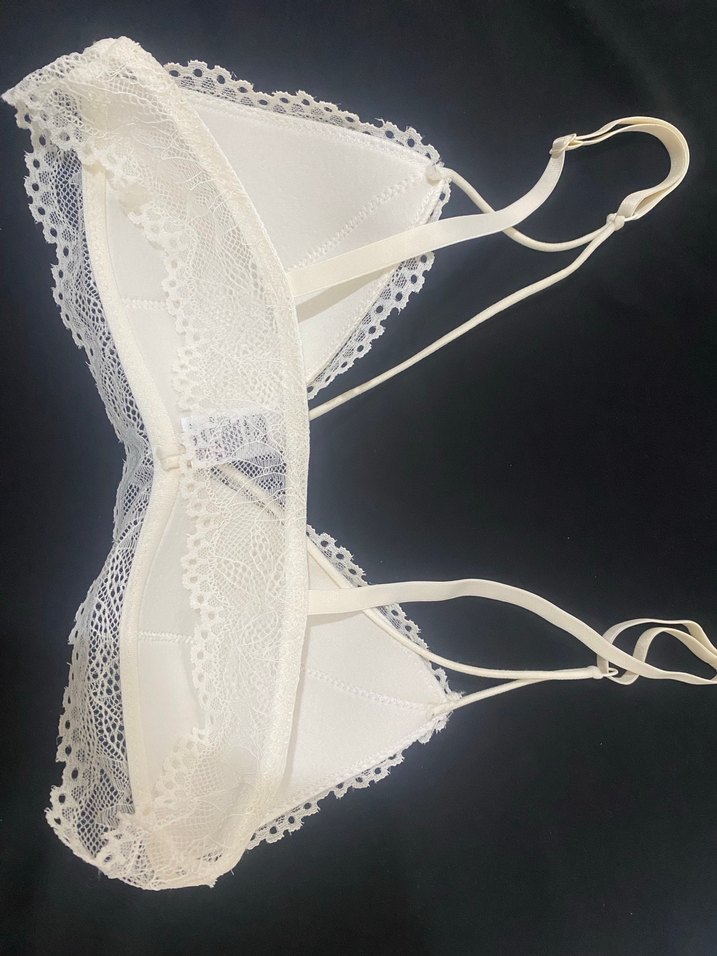 Beyaz Dantel Bohem Bralet - Görsel 3
