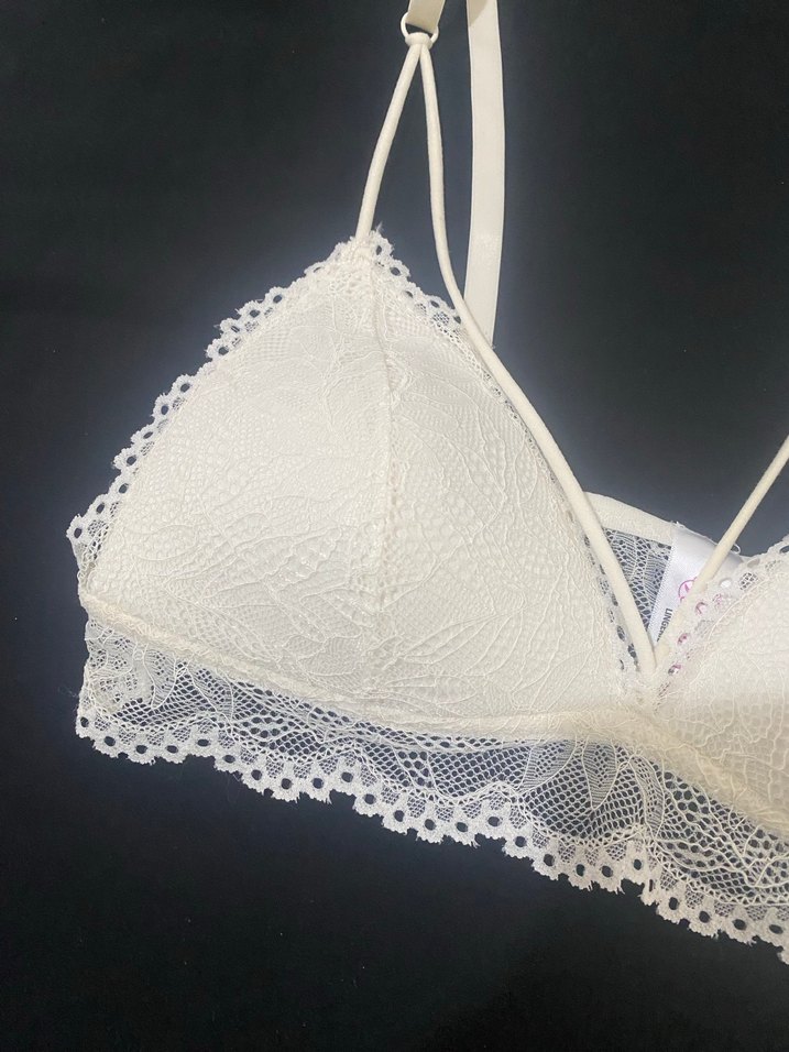 Beyaz Dantel Bohem Bralet - Görsel 2