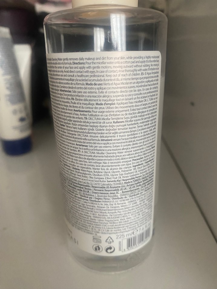 DR.C.TUNA Micellar Water Tonik - Görsel 4