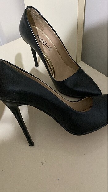 37 Beden Siyah stiletto ayakkabı