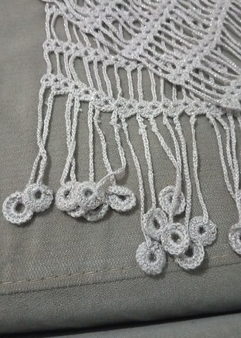 Dantel Detaylı Bohem Kadın Atkı - Görsel 2