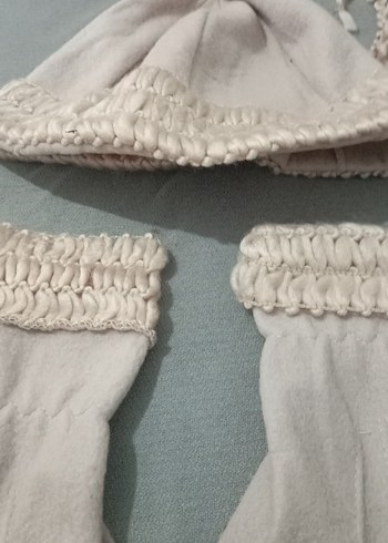 Kız Çocukları İçin eldiven bere atkıtakımı - Görsel 5