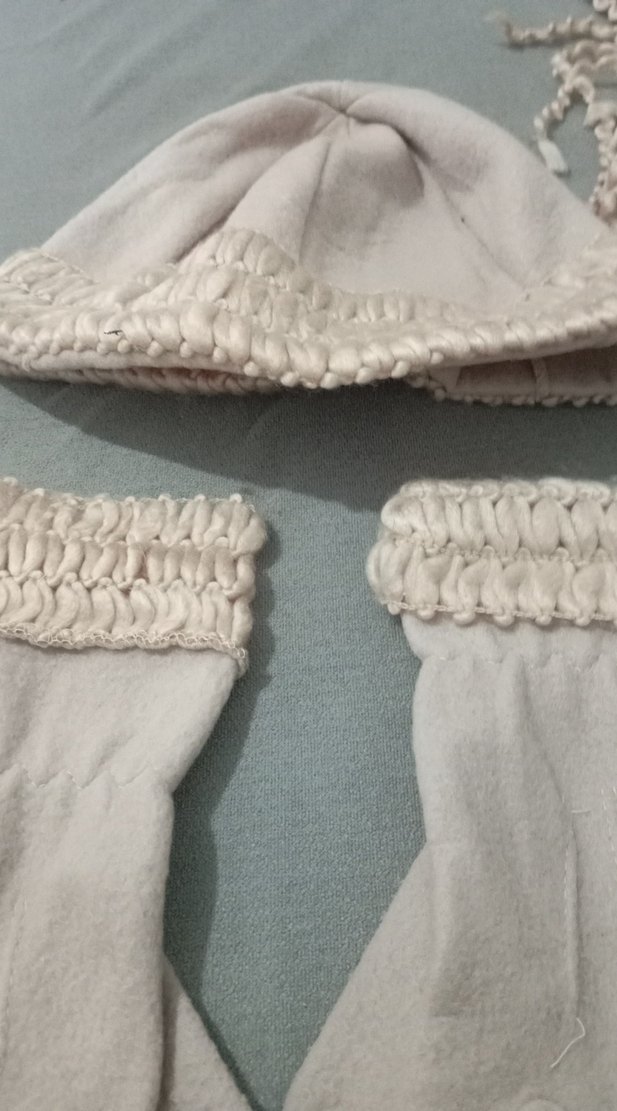 Kız Çocukları İçin eldiven bere atkıtakımı - Görsel 5