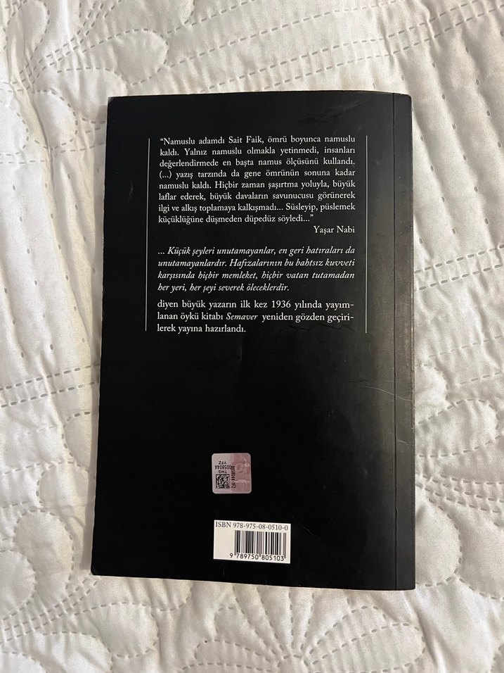 Roman Kitap Sayfaları sait faik Abasıyanık semaver - Görsel 3