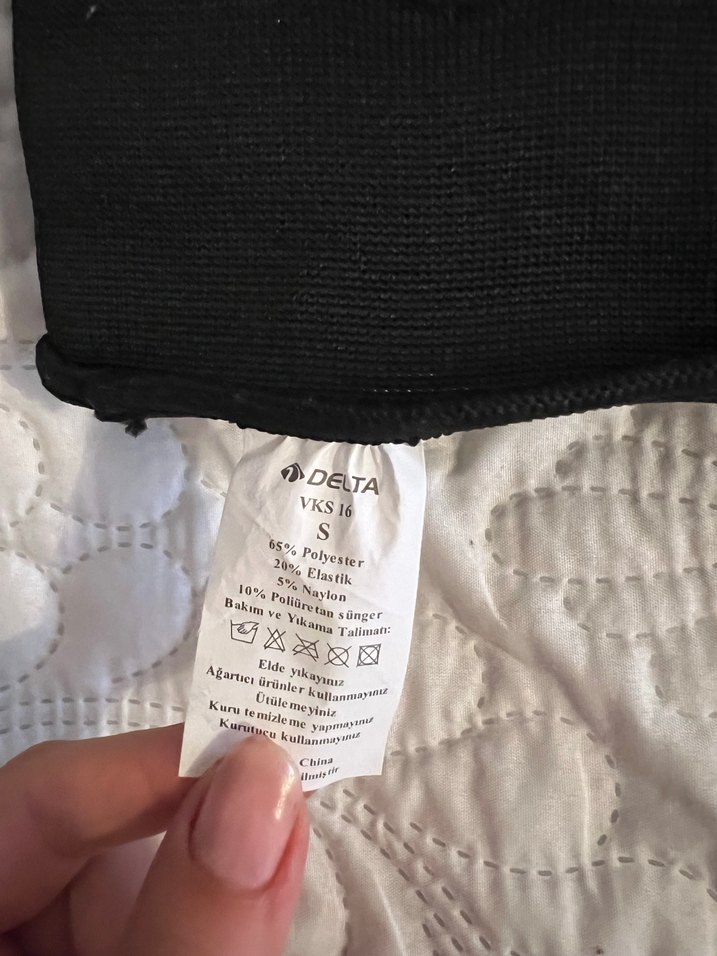 Delta Siyah Elastik voleybol Dizlik - Görsel 3