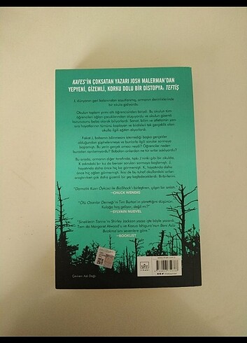  Teftiş Josh Malerman ithaki yayınları