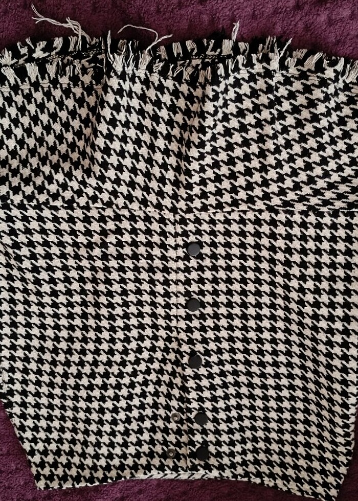 Asimetrik mini etek - Görsel 4