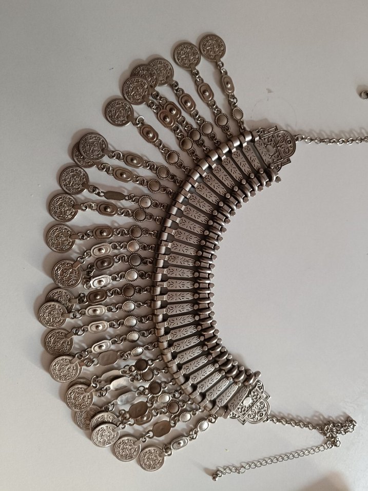 Gümüş kaplama el yapımı tasarım kolye - Görsel 2