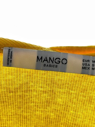 m Beden sarı Renk Mango Bluz %70 İndirimli.
