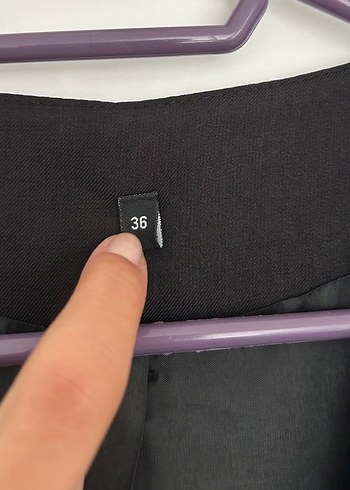 36 Beden Düğmeli Siyah Kadın Yelek