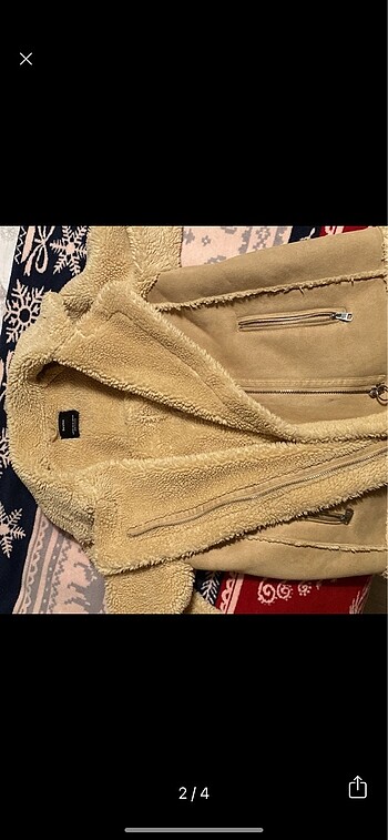 Bershka Peluş mont