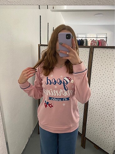 xl Beden pembe Renk Pijama takımı
