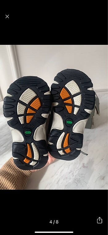 22 Beden gri Renk Timberland su geçirmez bebek ayakkabısı