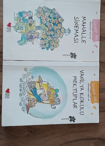 Mahalle sinamesi ve Vanilya kokulu mektupları yeni gibi 
