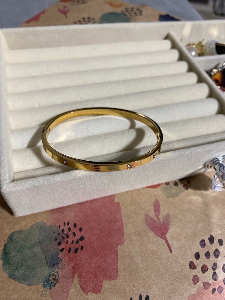 Altın Renkli  Kadın Bileklik - Görsel 3