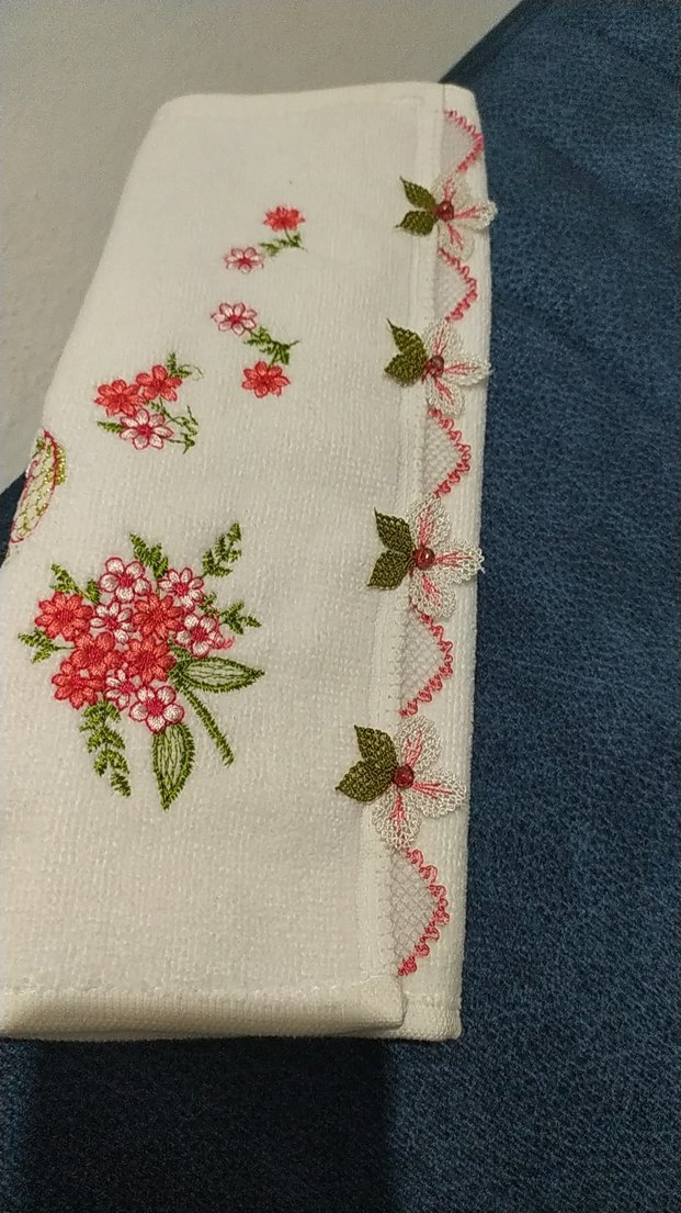 iğne oyası mutfak havlusu - Görsel 2