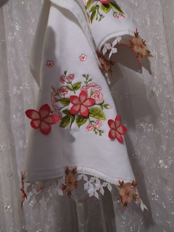 iğne oyası havlu takımı - Görsel 3