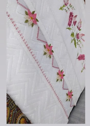 iğne oyası el yüz havlusu - Görsel 2