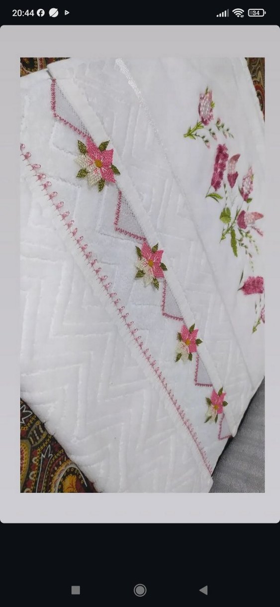 iğne oyası el yüz havlusu - Görsel 2