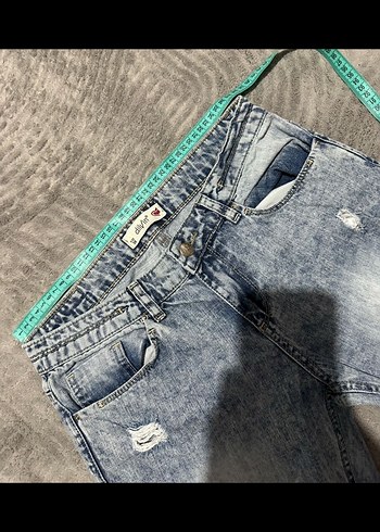 Dilvin yırtık jean - Görsel 4