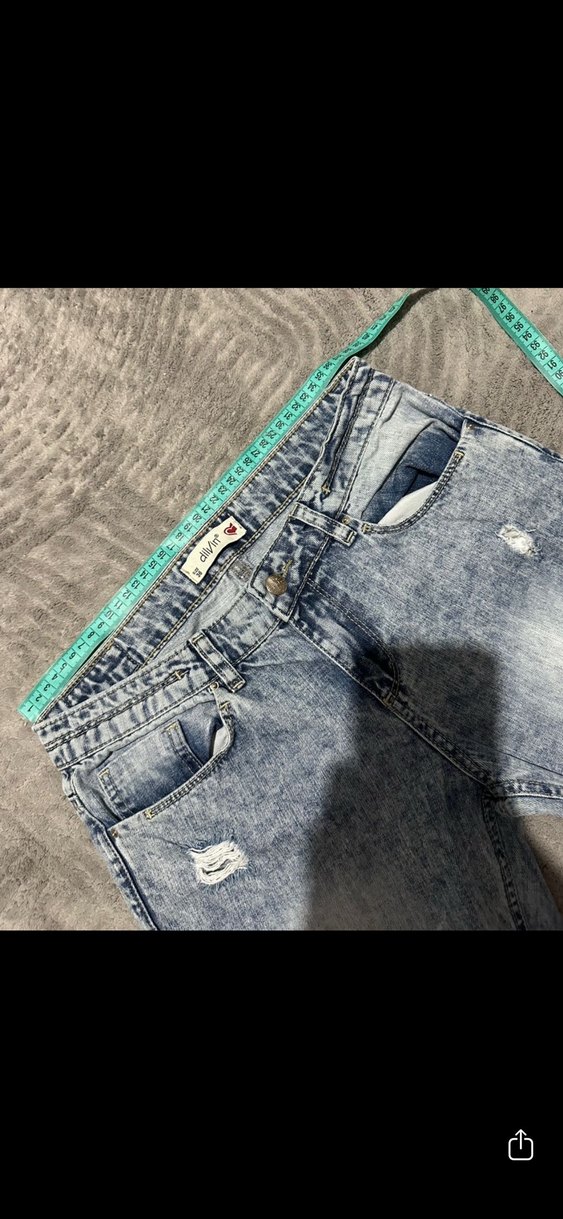 Dilvin yırtık jean - Görsel 4