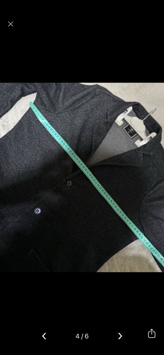 Koton Düğmeli Gri Erkek Ceket - Görsel 4