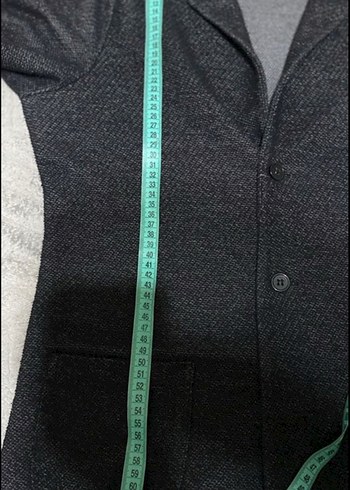 Gri Erkek Düğmeli Ceket - Görsel 3