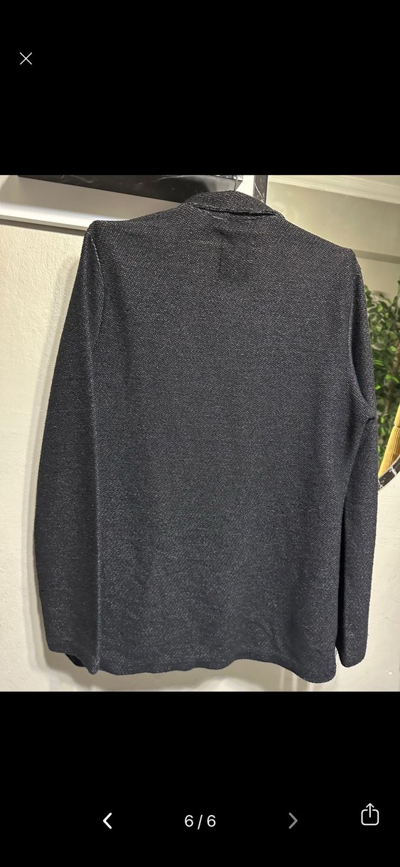 Gri Erkek Düğmeli  Ceket - Görsel 4